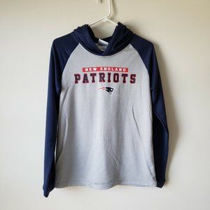 New England Patriots Youth Kids Size XL 16/18 Hoodie Sweatshirt NFL Apparel NWOT